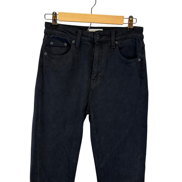 Pistola Teagan Black High Rise Slim Jeans With Ankle Slit Cuff Womens Size 26 - Picture 5 of 16